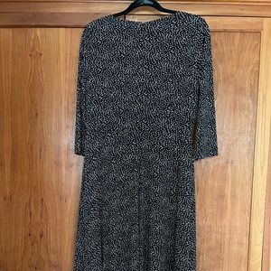 Coldwater Creek navy and white dress, size 12